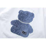 We11 Done T Shirts We11done Reflective Pearl Bear Pattern Loose Version