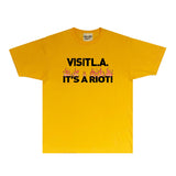 Gallery Dept T Shirt Retro Printed Loose Short-Sleeved Shirt