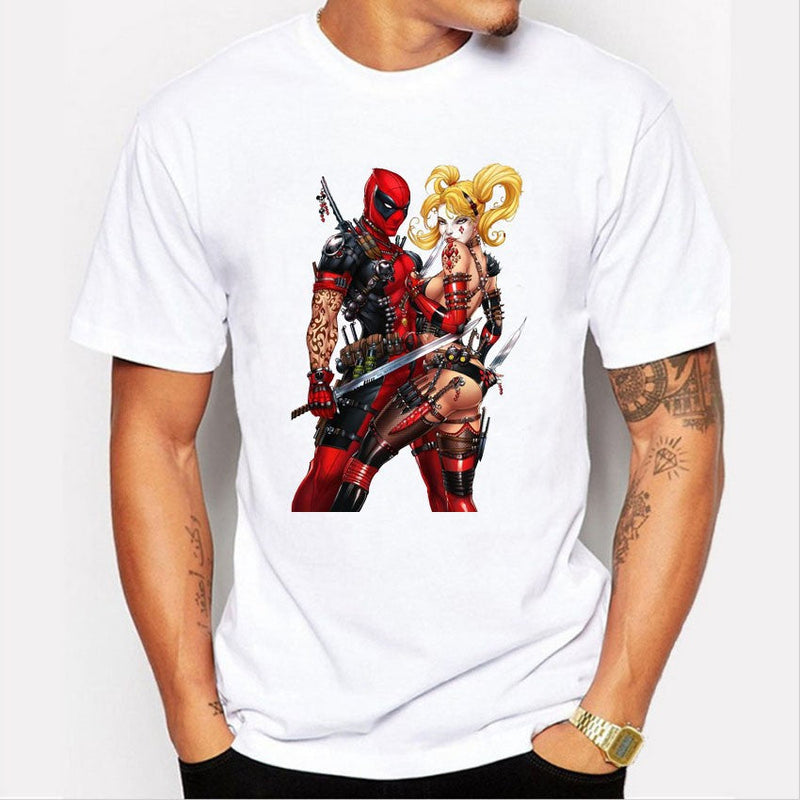 Marvel T Shirt Marvel Superhero Short Sleeve T-shirt Men