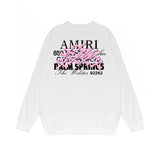 Amiri Long Sleeved Shirt Printed Trendy Pure Cotton