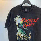 SAINT MICHAEL Vintage T Shirt Direct Spray Washing Water Old Short Sleeve