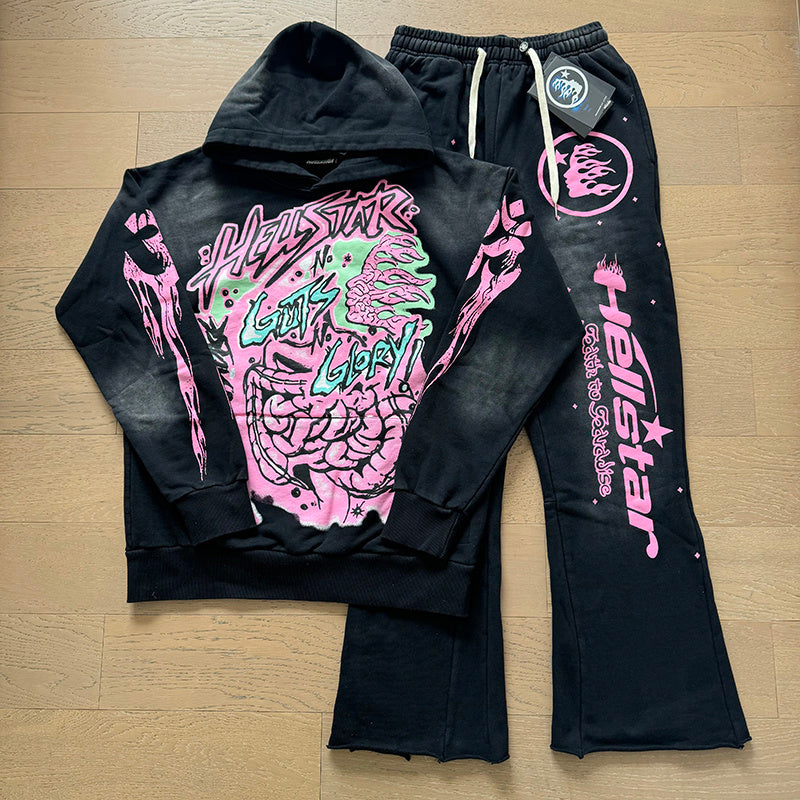 HS Hoodie And Pants Two-Piece Set