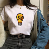 Stranger Things T Shirt Stranger Things Polyester Printed T-shirt Summer Loose Casual Women
