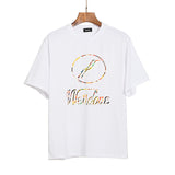 We11 Done T Shirts Graffiti Retro Poster Summer Casual Men and Women