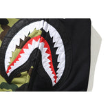 Shark Print Hoodie Spring And Autumn Cardigan Zipper Hooded Casual Plus Size Loose Sweater Coat