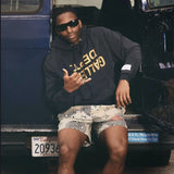 Gallery Dept Hoodie Inverted Alphabet Slogan Printed Hooded Sweater