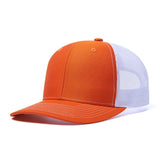 Trendy flat brimmed hat sunshade net hat