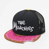 Trendy flat brimmed hat mesh breathable