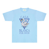 Casablanca T Shirts Fashion Print Street