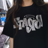Vintage Y2g Shirts T-shirt Short Sleeve Printed Loose Style Women