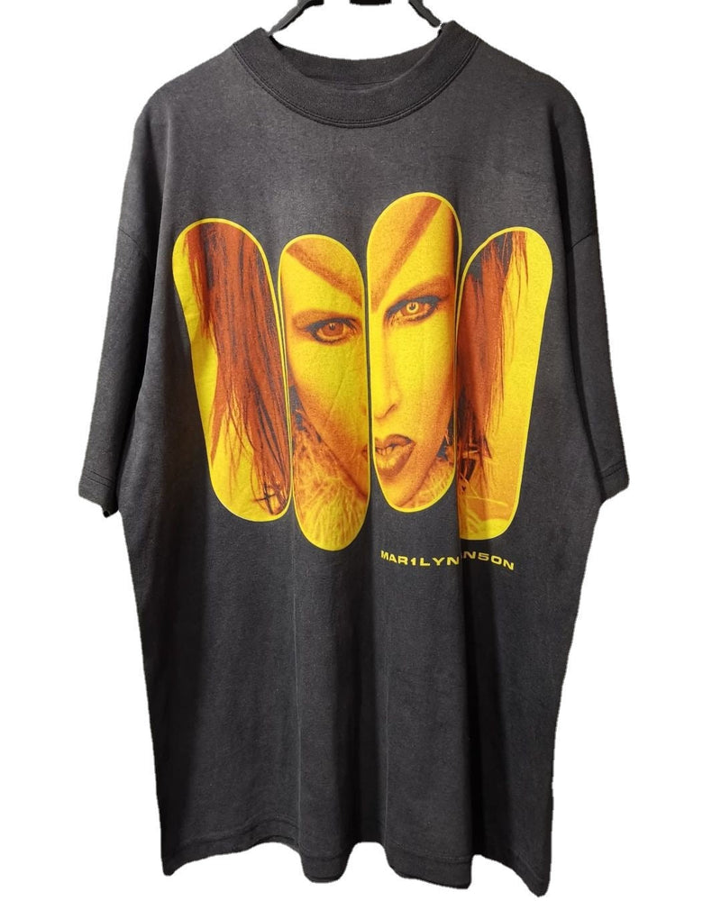 Marilyn Manson T Shirt Heavy Vintage Short Sleeve T-shirt Men and Women Oversize