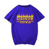 Stranger Things T Shirt Women's Summer Stranger Things Stranger Things Crew Neck Cotton T-shirt