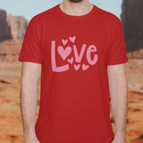 Valentine's Day T-Shirts Couple Love Print Sweet Style