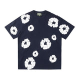 Denim Tears Outfit: T Shirt/Shorts (Separate Purchase Options) Loose Short Sleeve T-shirt Casual Shorts Suit