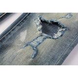 Purple Brand Jeans Pure Cotton High Street Trend