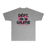 Gallery Dept T Shirt Retro Printed Loose Short-Sleeved Shirt
