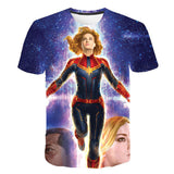 Marvel T Shirt Summer Short Sleeve T-shirt round Neck