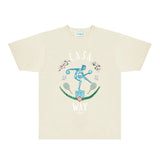 Casablanca T Shirts Fashion Print Street
