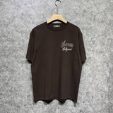 Amiri t shirts letter padded printing short sleeves