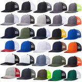 Trendy flat brimmed hat sunshade net hat