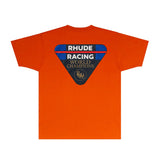 Rhude T Shirts Printed Trendy Pure Cotton