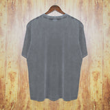 Amiri washed t-shirt motorcycle skull printing short sleeves