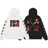 OFF WHITE Hoodie Trendy Street Style Personalized Cotton