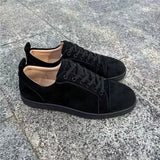 Louboutin-style red bottom shoes european station cl electric embroidery rivets red bottom sneakers easiest for matchtrendycouple style casual shoes guangdong