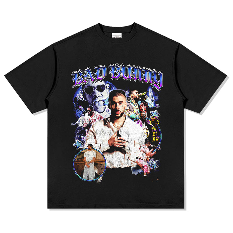 Bad Bunny Indexed Black T-shirt
