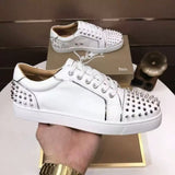 Louboutin-style red bottom shoes clthick sole european station men's shoes men's sneakers sneakers british running flats