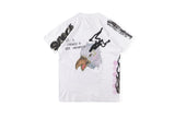 Cpfm T Shirt Flame Print Men's and Women's round Neck Short Sleeve T-shirt