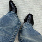 Louboutin-style red bottom shoes derby shoes menclassycl red bottom blake handmade oxford shoes thick sole business work clothing pointed thin bottom leather shoes