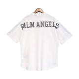 Palm Angels T Shirts Printed Short Sleeve T-shirt Men and Women Loose Half Sleeve