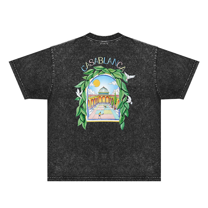 Casablanca Distressed T-Shirt