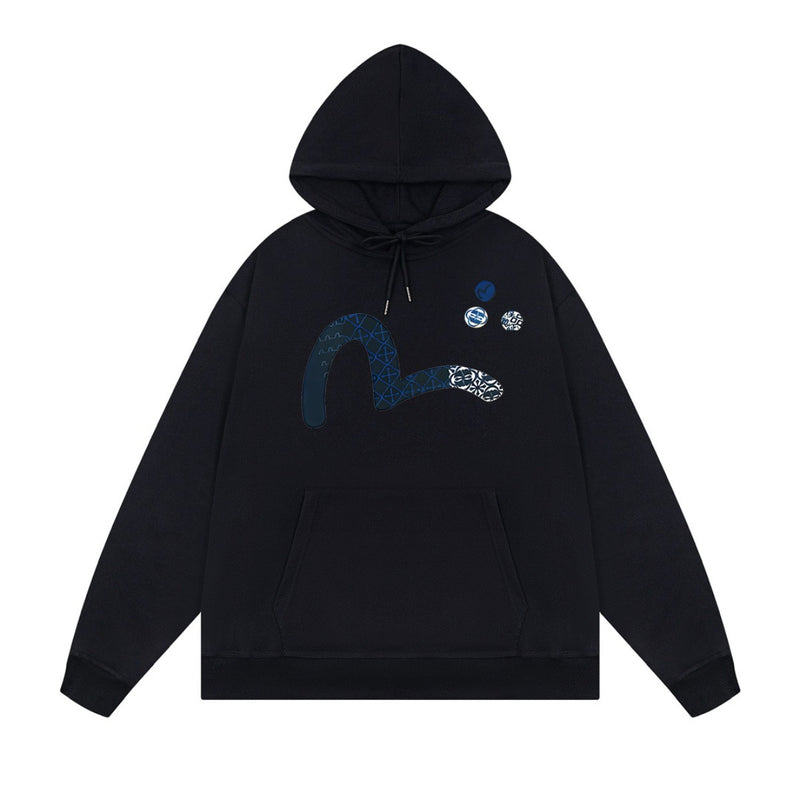Evisu Hoodie Letter Print Male