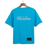 We11 Done T Shirts Reflective Printing Oversize Loose Couple