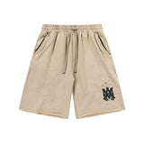 Amiri shorts drawstring slacks alphabet shorts