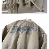 Bathing Ape jacket winter embroidery star baseball air force cotton jacket