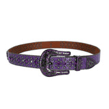 Hip-hop punk rhinestone belt unisex punk style
