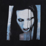 Marilyn Manson T Shirt Distressed Oversize Vintage Cotton Short-Sleeved T-shirt