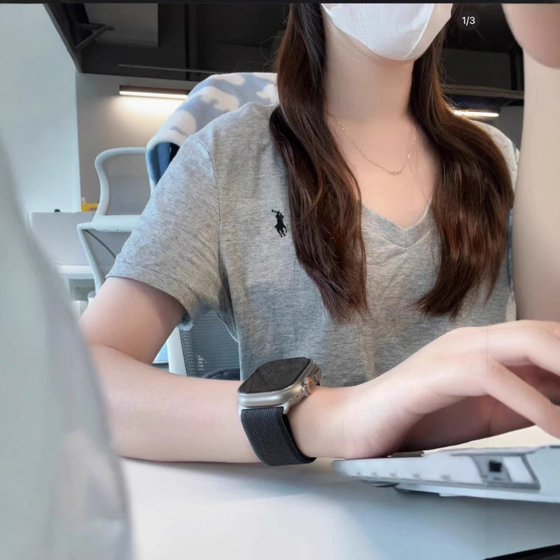 Ralph Lauren T Shirts Embroidered V-Neck Top