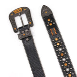 Hip-hop punk rhinestone belt punkloose