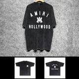 Amiri washed t-shirt hollywood spider short sleeve