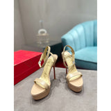 Louboutin-style red bottom shoes pure original high quality cl red bottom pure lust style high heels women's shoes - size high heels sandals banquet single product classy