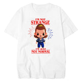 Stranger Things T Shirt Stranger-things-retro-neon Comfortable Loose round Neck