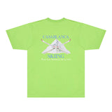 Casablanca T Shirts Fashion Print Street