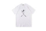Cpfm T Shirt Portrait Printed Men's and Women's Short-Sleeved T-shirt