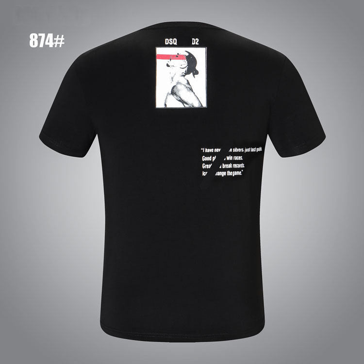 Dsq2 T Shirt Casual Sports Printed Short Sleeve Summer Men