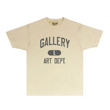 Gallery Dept T Shirt Retro Printed Loose Short-Sleeved Shirt