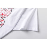 We11 Done T Shirt Bear Pattern Men's and Women's Same Summer Casual